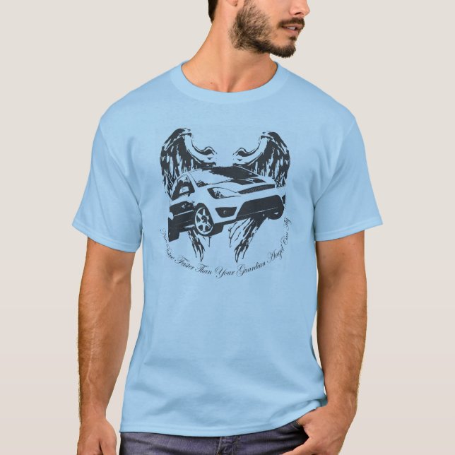 T-shirt Ange gardien de voiture (Devant)