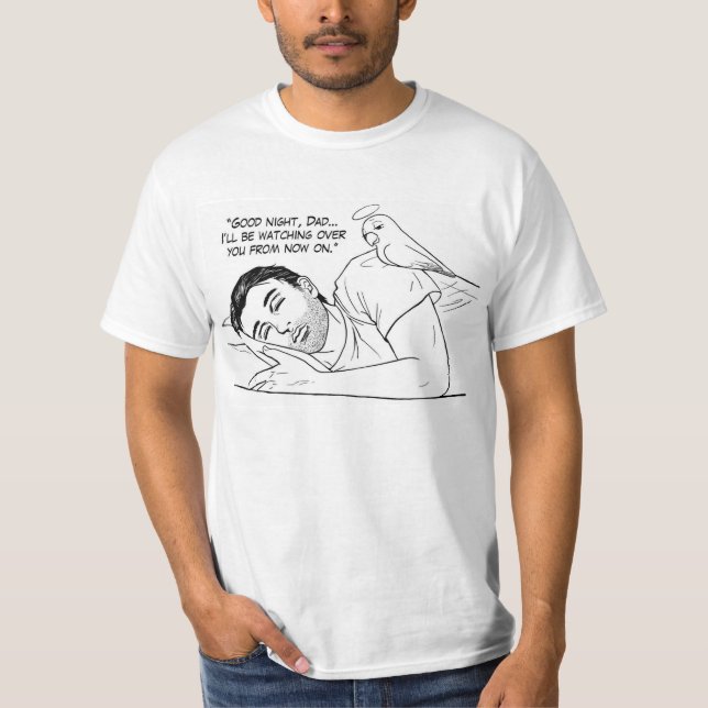 T-shirt Ange gardien pour le papa (Devant)