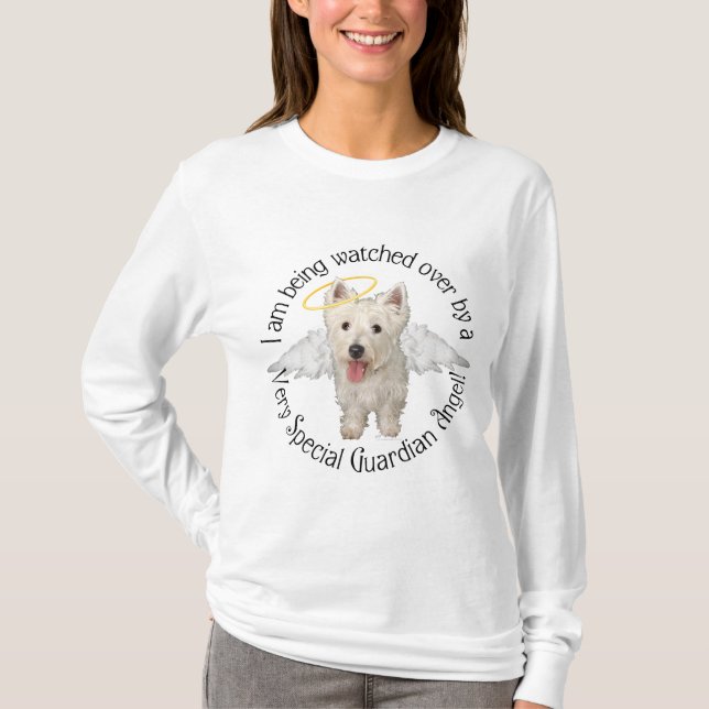 T-shirt Ange gardien Westie (Devant)