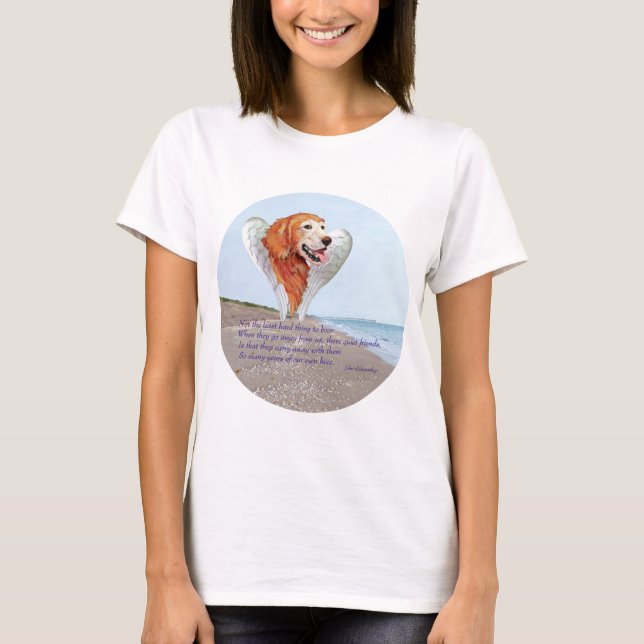 T-shirt Ange Golden Retriever (Devant)