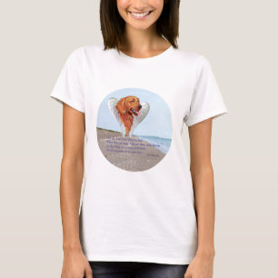 T-shirt Ange Golden Retriever
