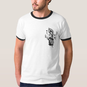 T-SHIRT ANGE INDOU ASIATIQUE DU SUD SHIVA D'UN DIEU DE