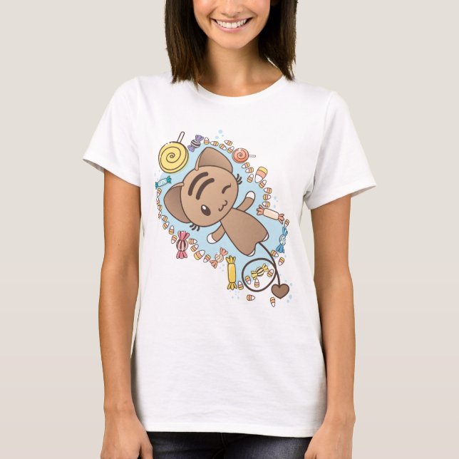 T-shirt Ange Momocheet de sucrerie (Devant)