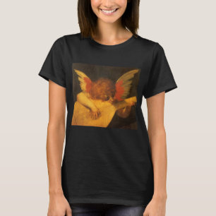 T-shirt Ange musicien jouant du luth par Rosso Fiorentino