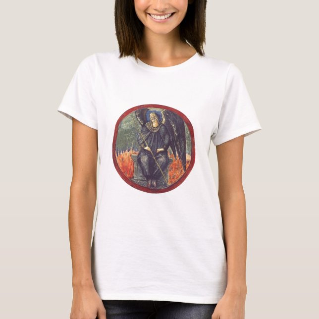 T-shirt Ange noir de Cherubim (Devant)