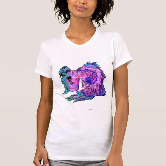 T-shirt Ange psychédélique (Devant)