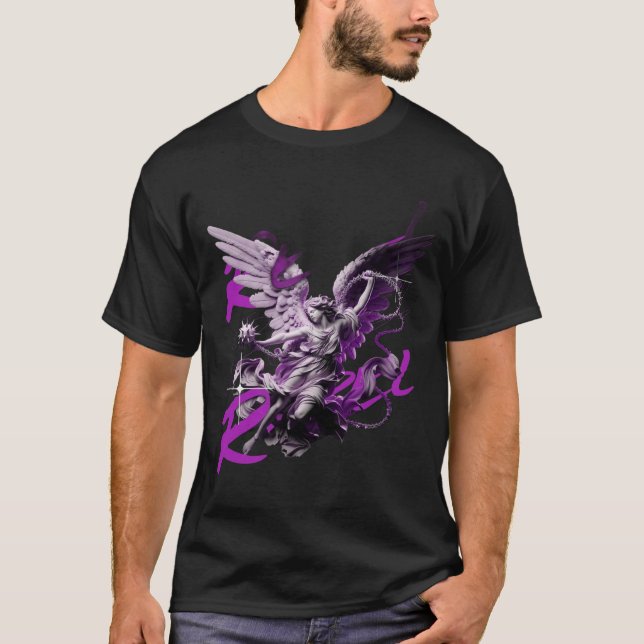 T-shirt Ange rebelle (Devant)