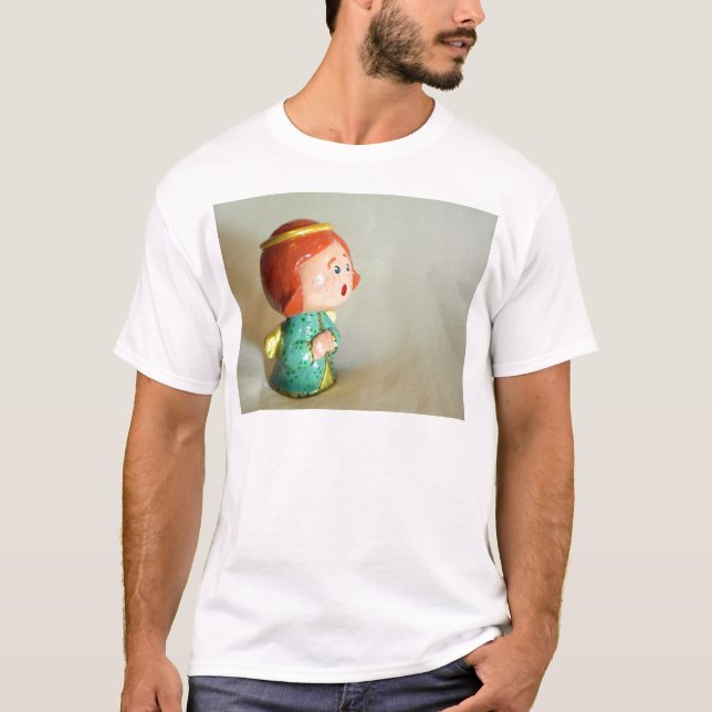 T-shirt Ange vert III (Devant)