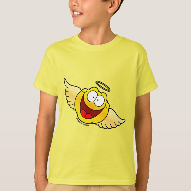 T-shirt Ange Visage Heureux (Devant)