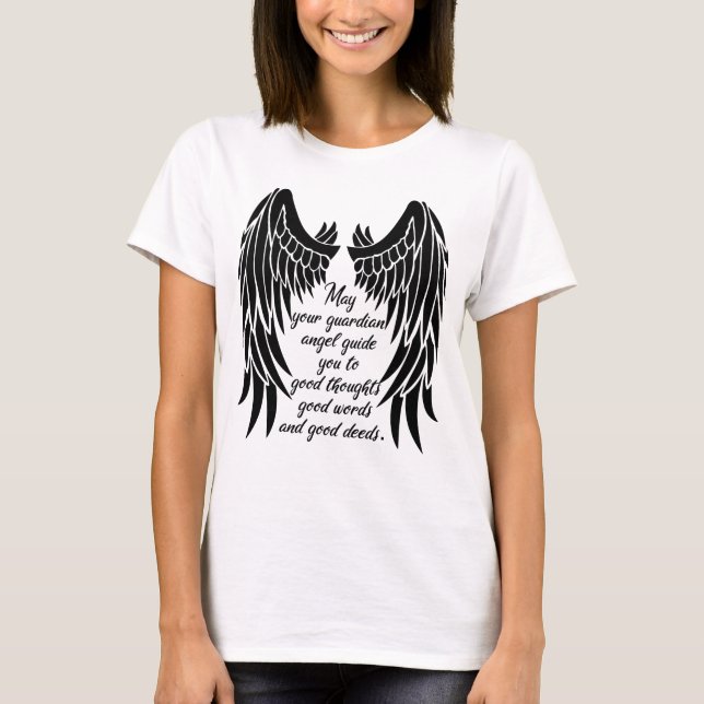 T-shirt Ange Wings/Citation (Devant)