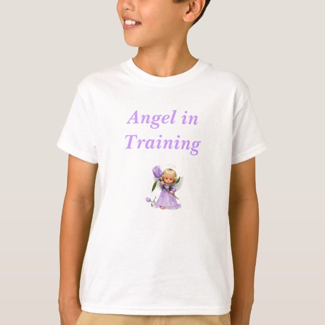 T-shirt angel_1002_wwg, Angel en formation (Devant)