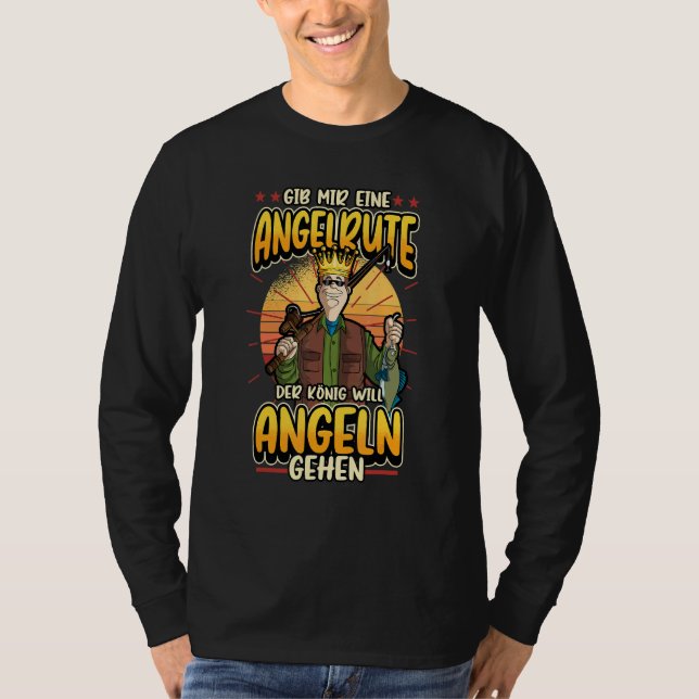 T-shirt Angel Angler Donne-moi Une pêche aux renseignement (Devant)