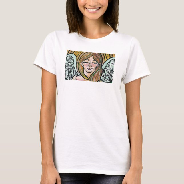 T-shirt Angel avec vert (Devant)
