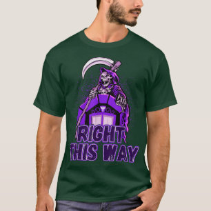 T-shirt Angel De La Mort Grim Reaper Effrayant Halloween O