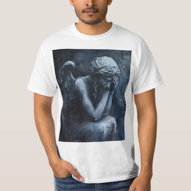 T-shirt Angel de pierre de pleur (Devant)