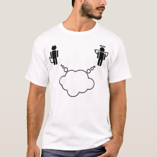 T-shirt Angel Devil Personnalisable M'A Fait Faire Conscie