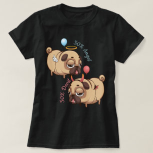 T-shirt Angel/Diable Carlin mignon