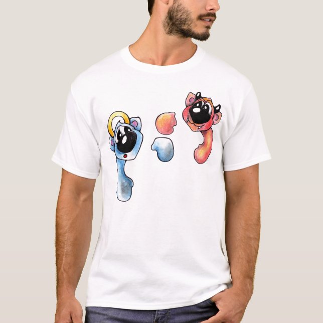 T-shirt Angel et Devil (Devant)