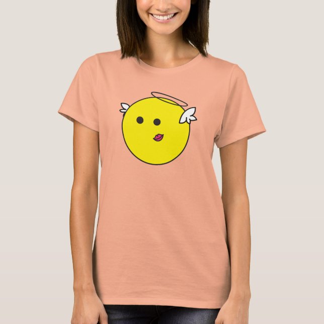 T-shirt Angel Face Femme Burnout Tee (Devant)