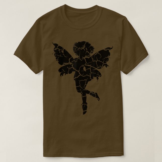 T-shirt Angel Fairy Trendy Distressed (Design devant)