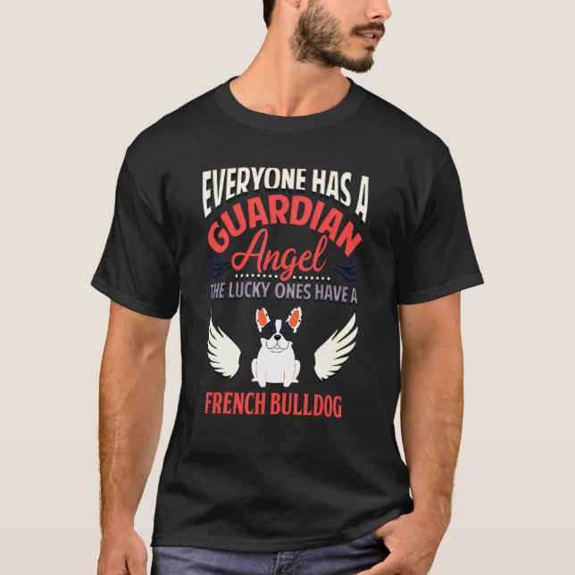 T-shirt Angel French Bulldog (Devant)