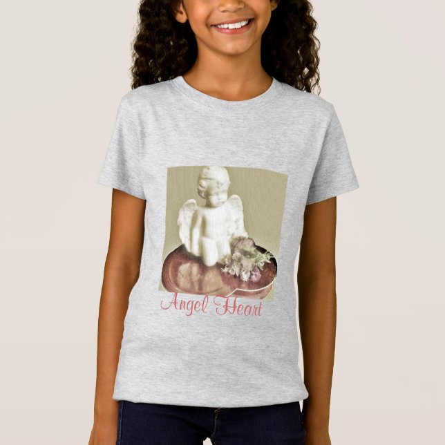 T-shirt Angel Heart-Taupe (Devant)