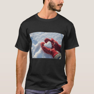 T-shirt Angel Holding Iceberg Coeur