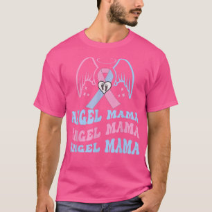 T-shirt Angel Mama Angel Bébé Grossesse Perte fausse couch