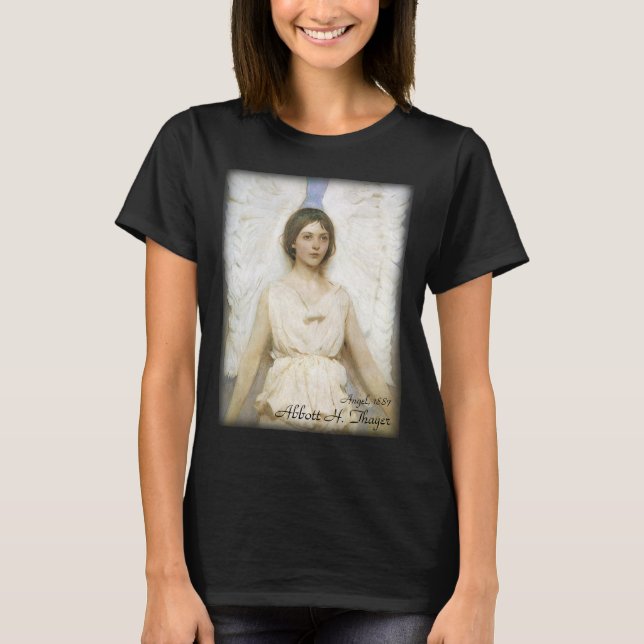 T-shirt Angel par Abbott Thayer, Art Victorien Vintage (Devant)