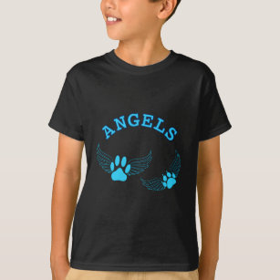 T-shirt Angel Pis Animaux En Bleu