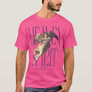 T-shirt Angel Vintage Hip hop Y2K - Unisex-Adultes noirs