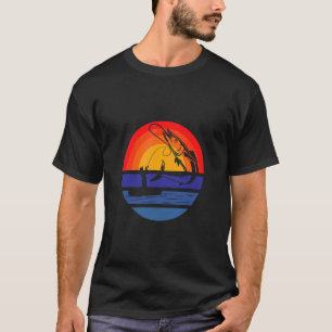 T-shirt Angel Vintage Pêche Tackerman Retro Fishi