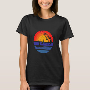 T-shirt Angel Vintage Pêche Tackerman Retro Fishi
