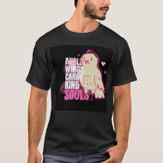 T-shirt Angel Wings Porter un Oiseau Soul avec son coeur B
