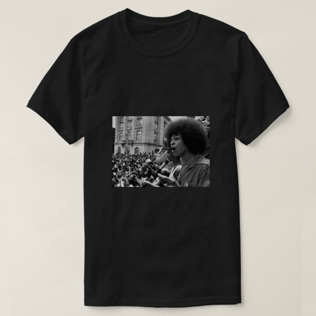 T-shirt Angela Davis Discours de Scoop (Design devant)