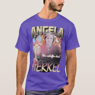 T-shirt Angela Merkel Rap Bootlegee drôle
