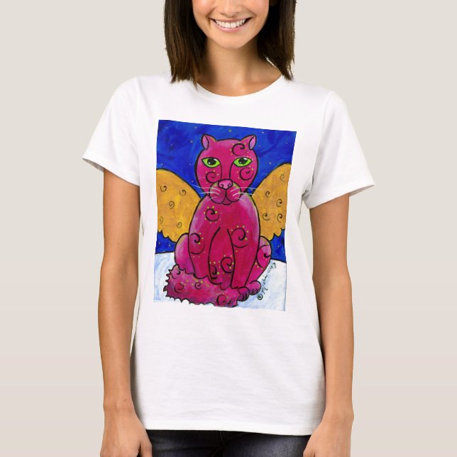 T-shirt AngelCatPink (Devant)