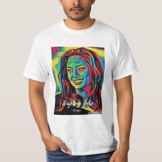 T-shirt Angelina Jolie (Modifier) (Devant)