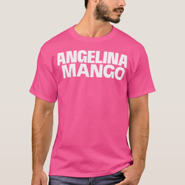 T-shirt Angelina Mango chanteuse italienne (Devant)