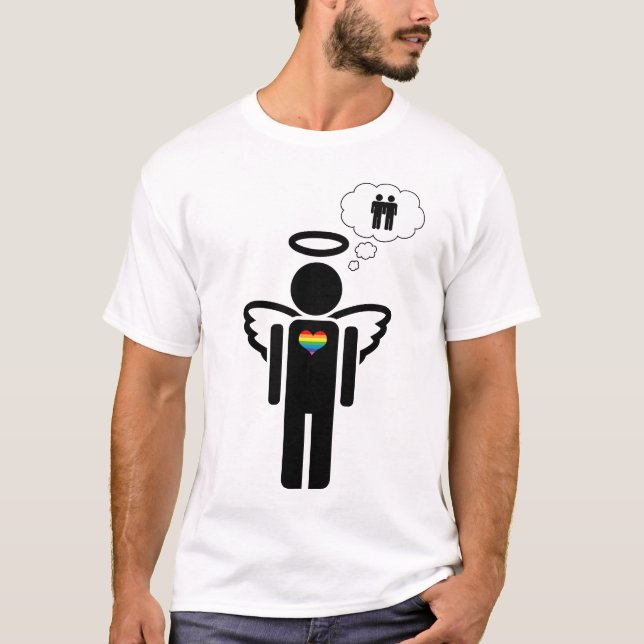 T-shirt angélique (Devant)