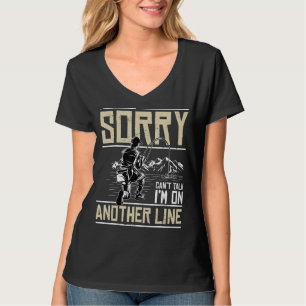 T-shirt Angeln Witzig Désolé De Ne Pas Pouvoir Parler Je S