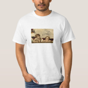 T-shirt Angels Cherubs Raphael Santi Sistine Madonna Sweet