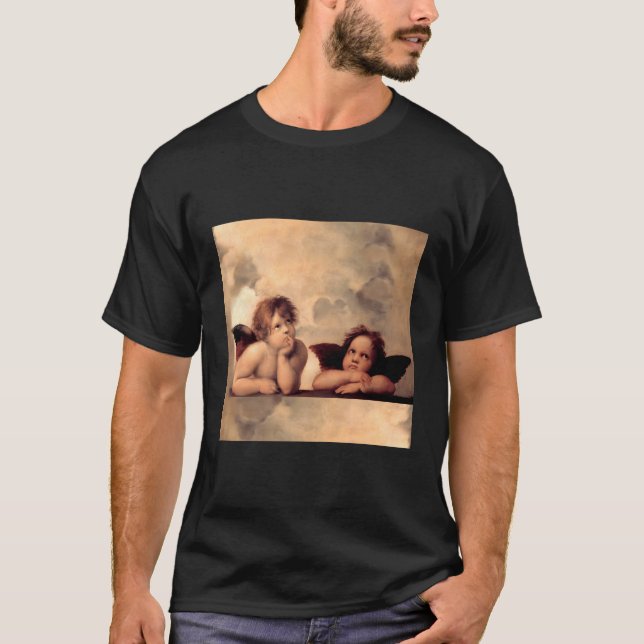 T-shirt Angels Raphael Cupid Cherubs Angel (Devant)