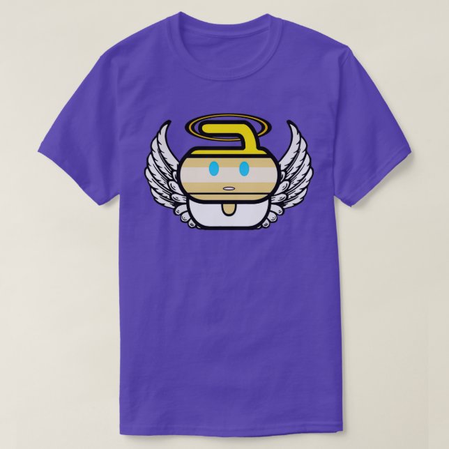 T-shirt Angels Rock Curling Rockers 1 (Design devant)