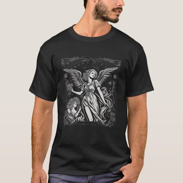 T-shirt Angels Tarot Card Graphic for Men Women Boys Girls (Devant)