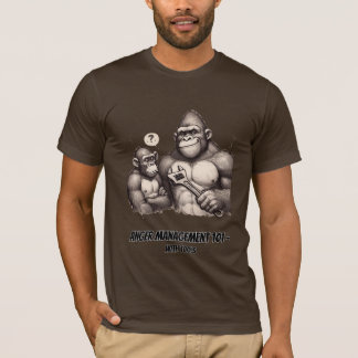 T-shirt Anger Management 101 – Funny Gorilla Dad Mechanic