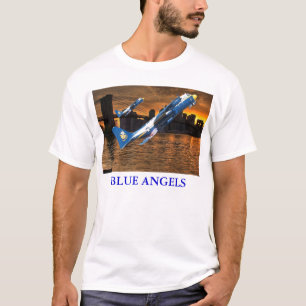 T-SHIRT ANGES BLEUS C-130 DANS LE DÉCOLLAGE ASSISTÉ