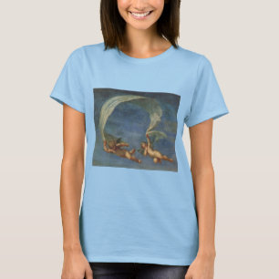 T-shirt Anges Détail d'Adonis conduit par des Cupidons par