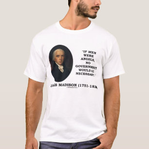 T-shirt Anges d'hommes de James Madison aucun gouvernement