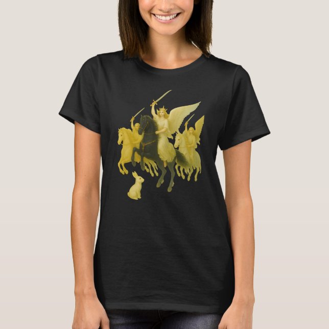 T-shirt Anges Gardiens et Chevaux Épiques (Devant)